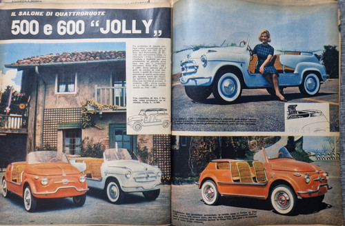 Fiat 500 600 - , jolly