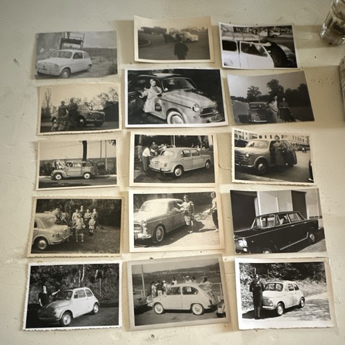 Lotto foto vintage - bianco, e